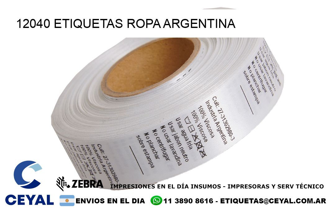 12040 ETIQUETAS ROPA ARGENTINA