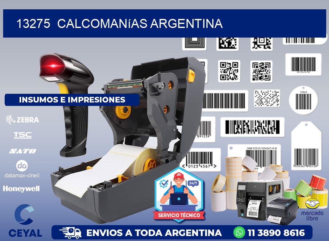 13275  Calcomanías Argentina