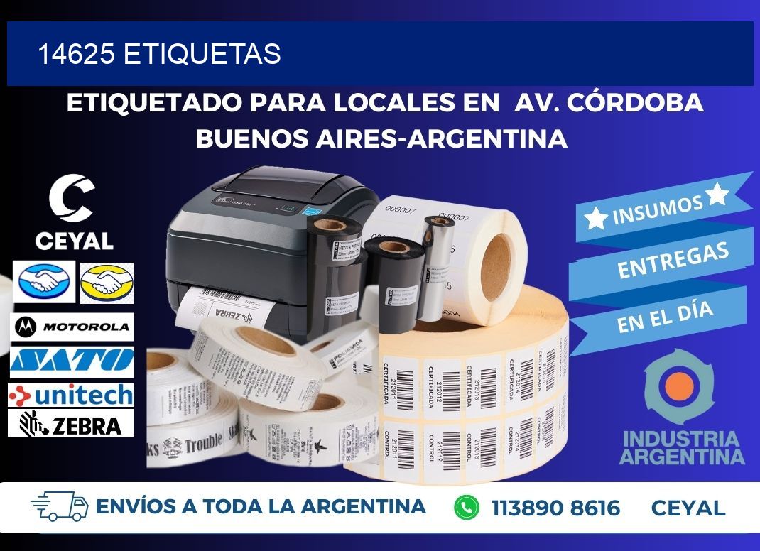 14625 ETIQUETAS