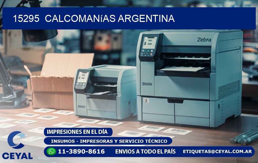 15295  Calcomanías Argentina
