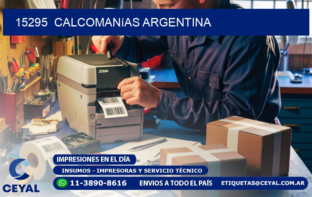 15295  Calcomanías Argentina