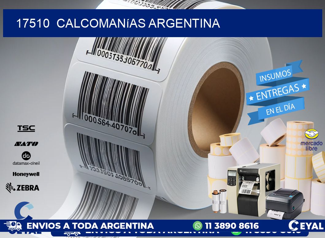 17510  Calcomanías Argentina