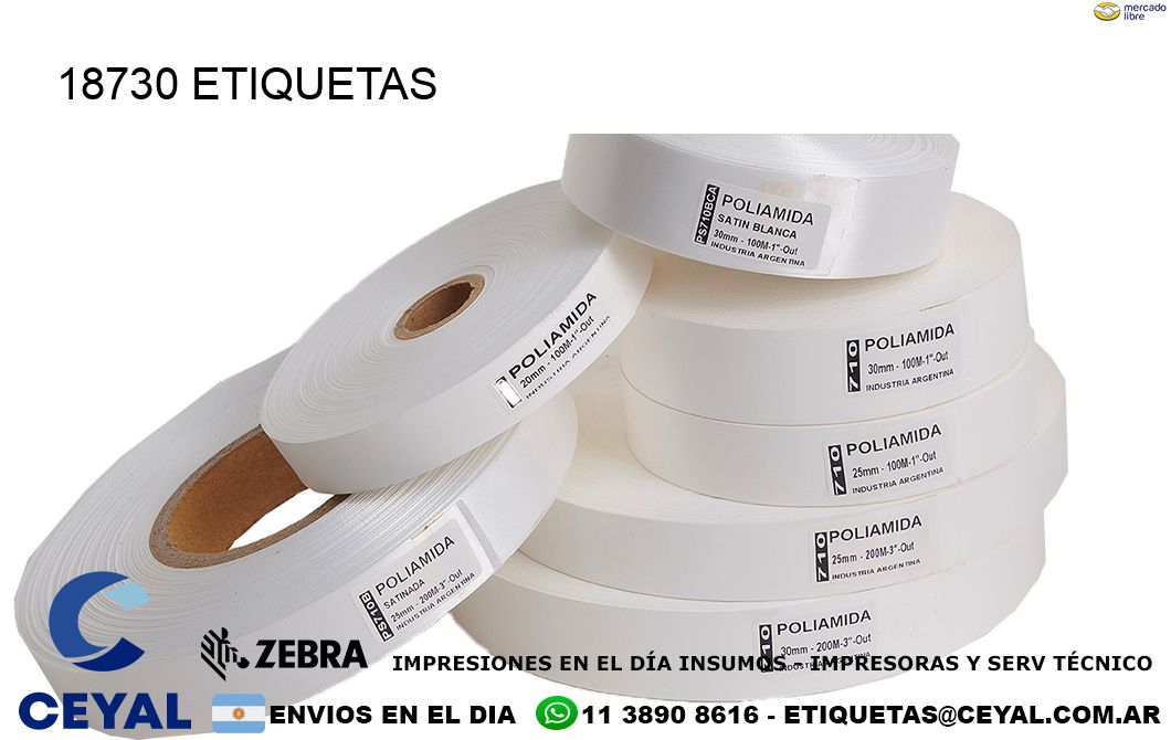 18730 ETIQUETAS