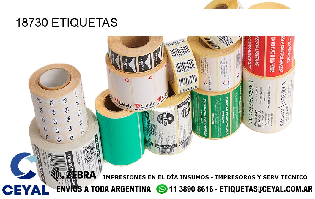 18730 ETIQUETAS