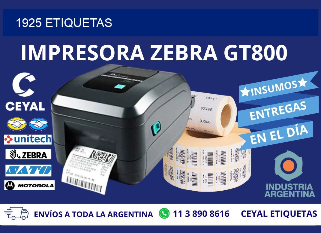 1925 ETIQUETAS