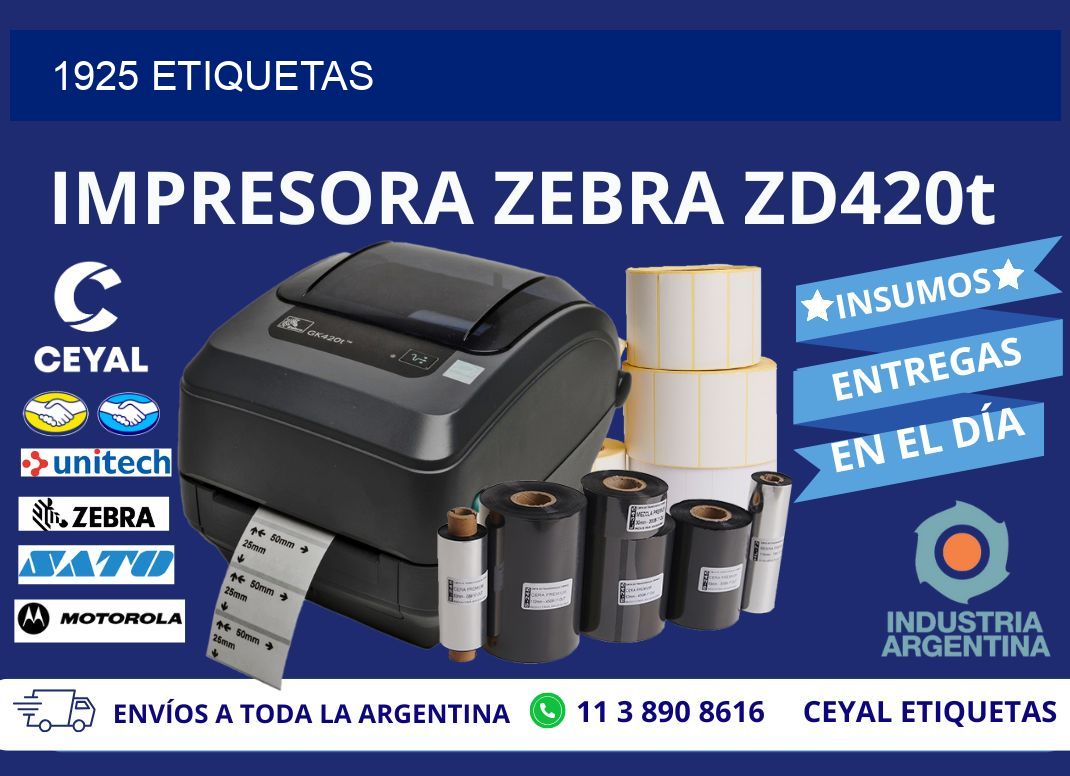 1925 ETIQUETAS