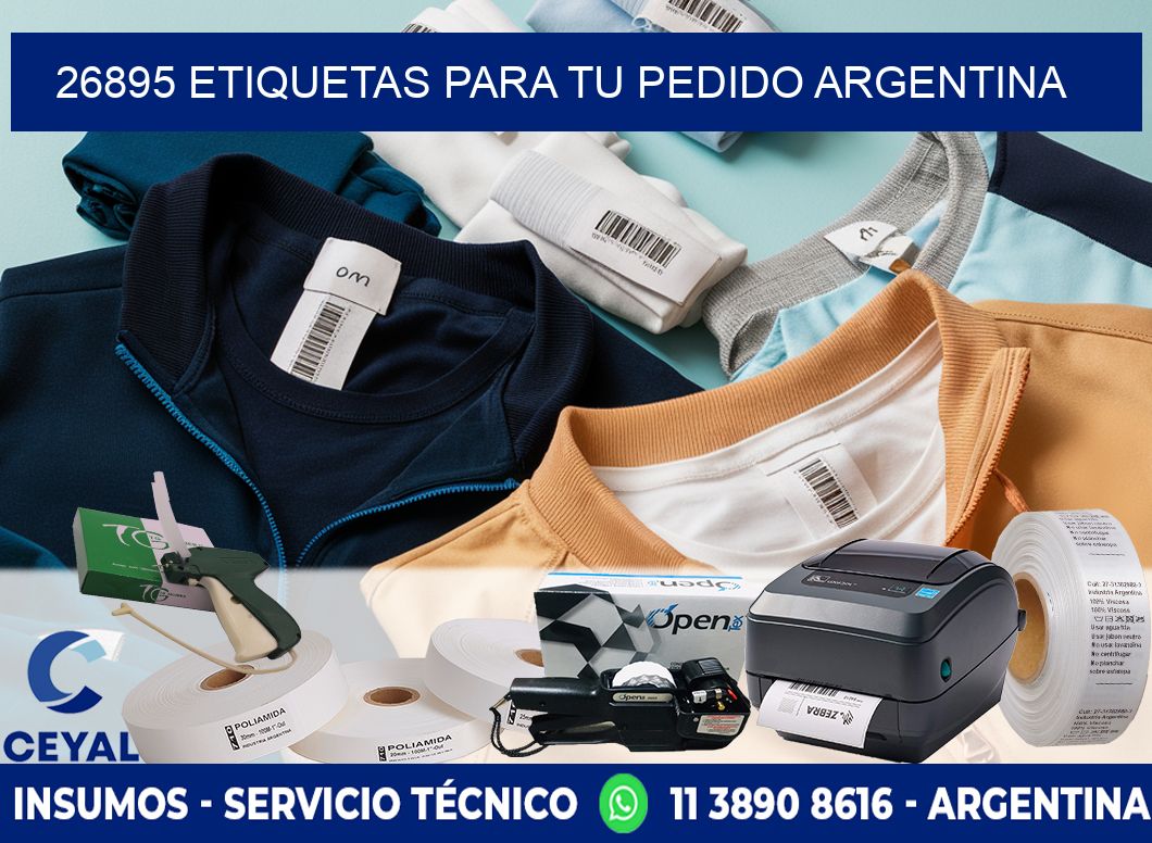 26895 ETIQUETAS PARA TU PEDIDO ARGENTINA
