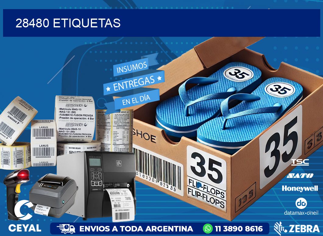 28480 ETIQUETAS