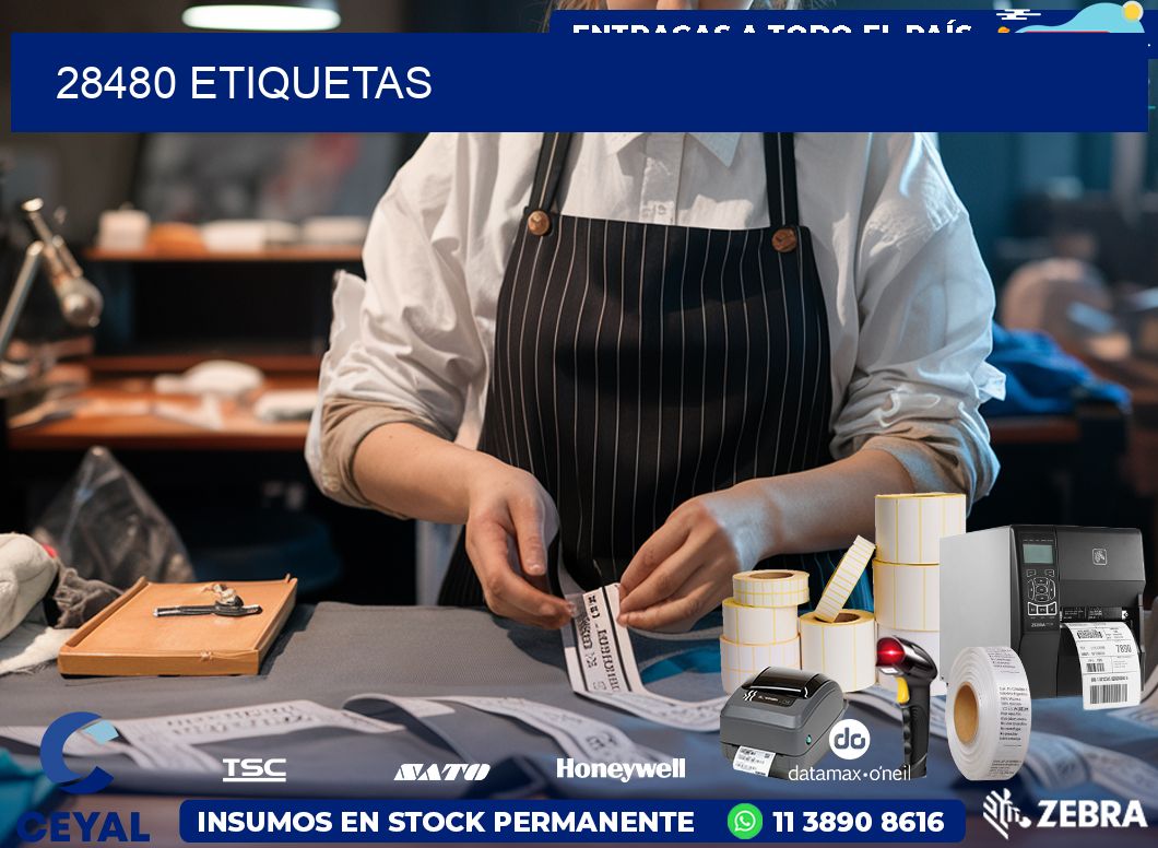 28480 ETIQUETAS