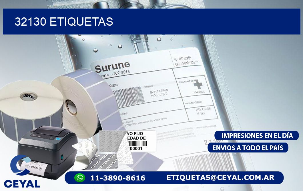 32130 ETIQUETAS