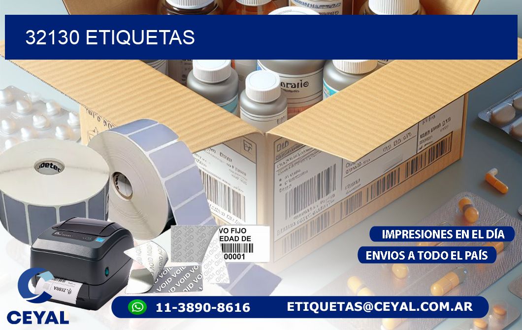 32130 ETIQUETAS