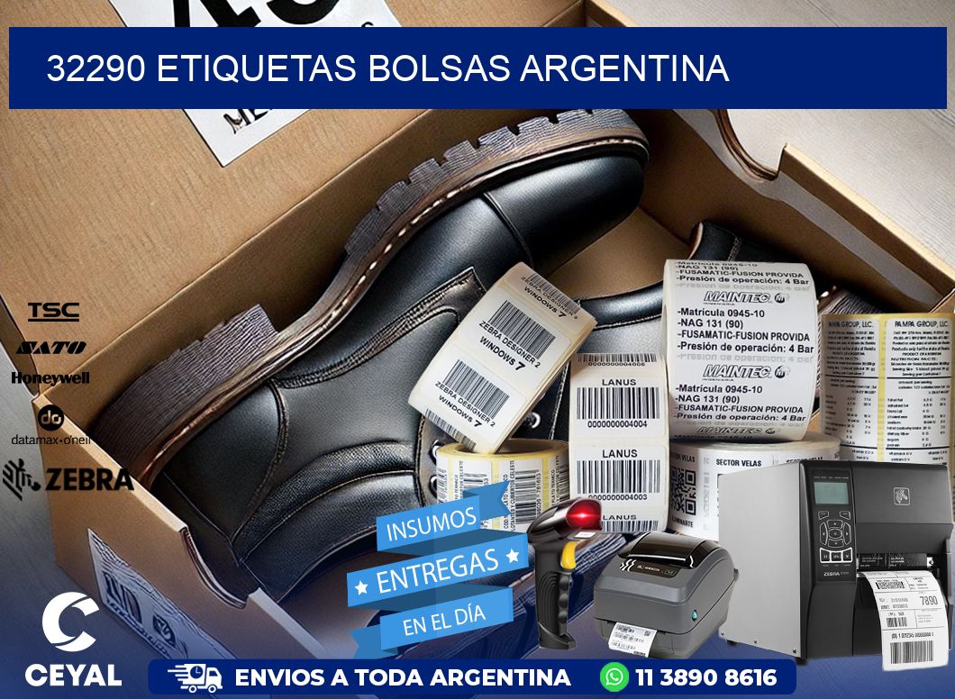 32290 ETIQUETAS BOLSAS ARGENTINA