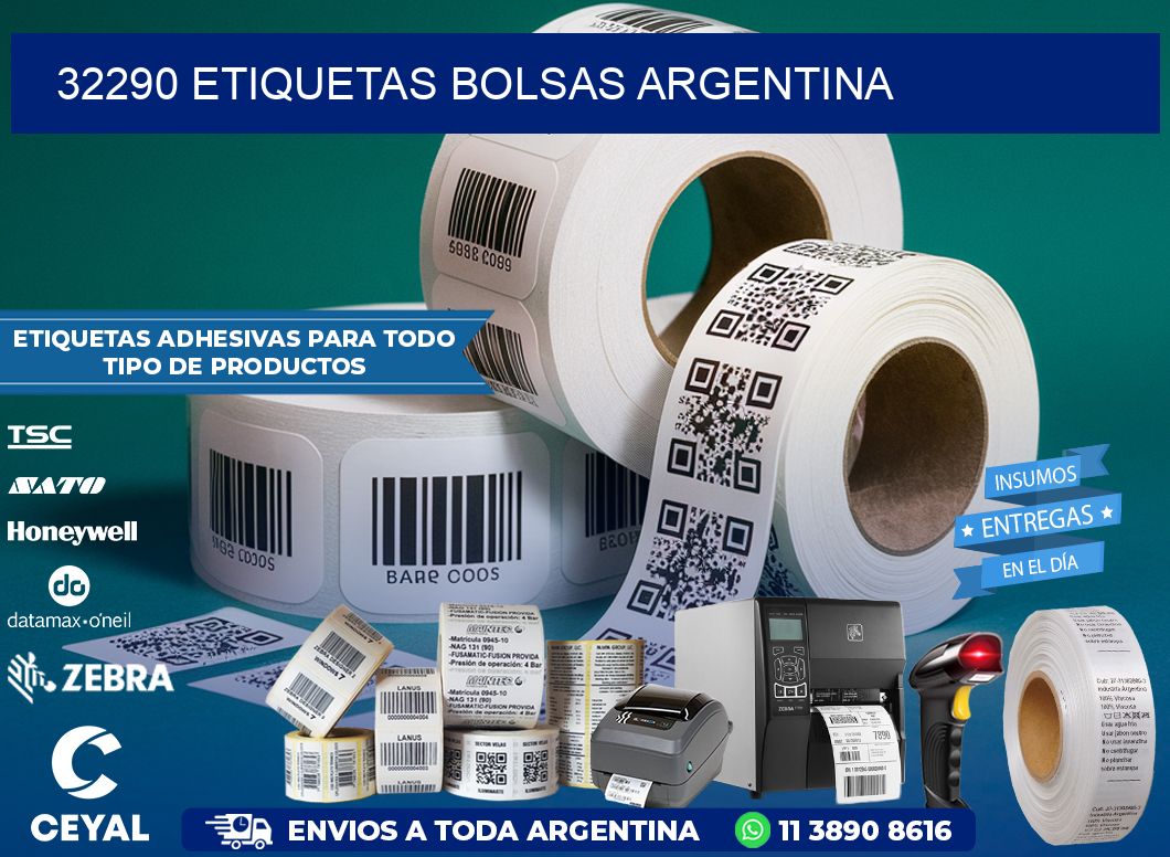 32290 ETIQUETAS BOLSAS ARGENTINA