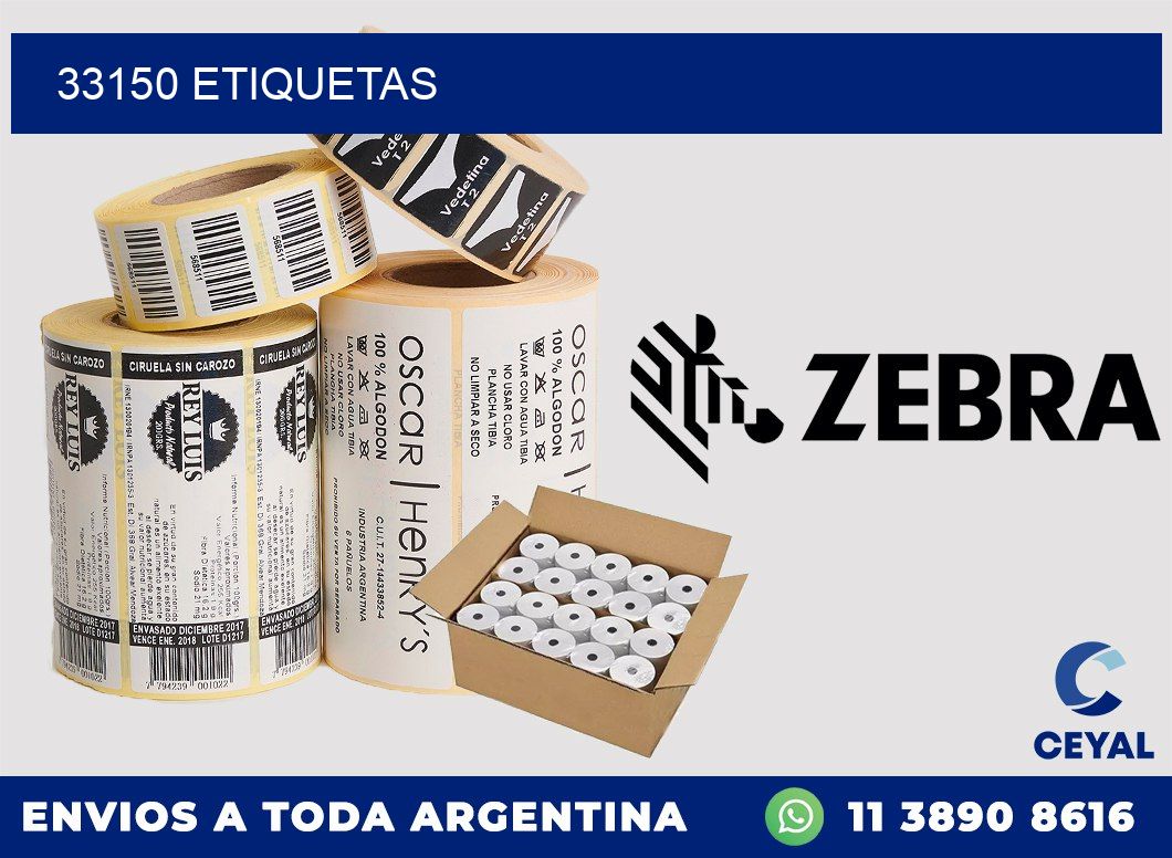 33150 ETIQUETAS
