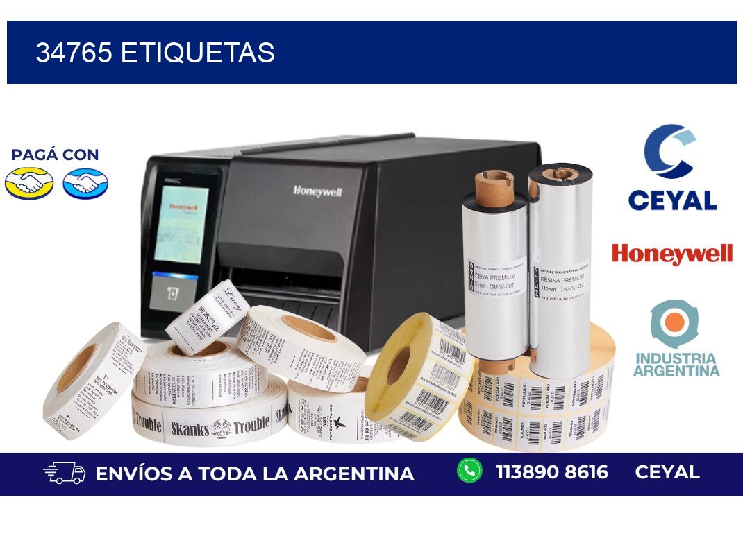 34765 ETIQUETAS
