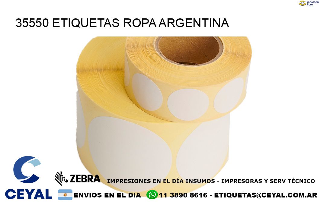 35550 ETIQUETAS ROPA ARGENTINA