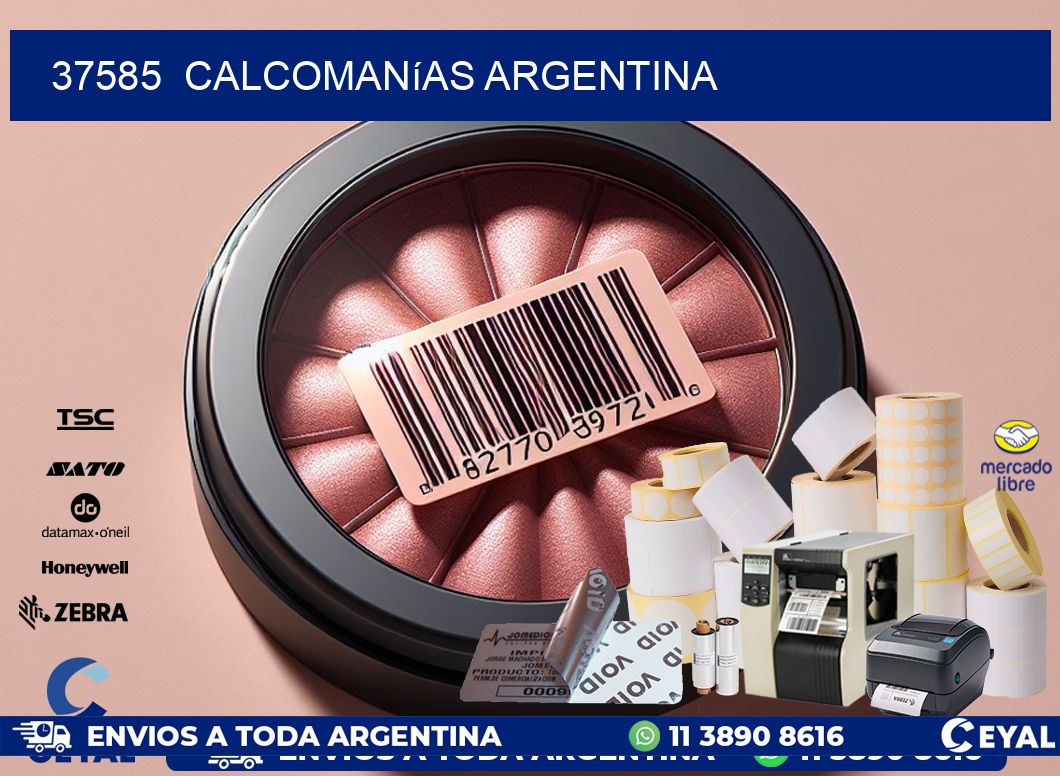 37585  Calcomanías Argentina