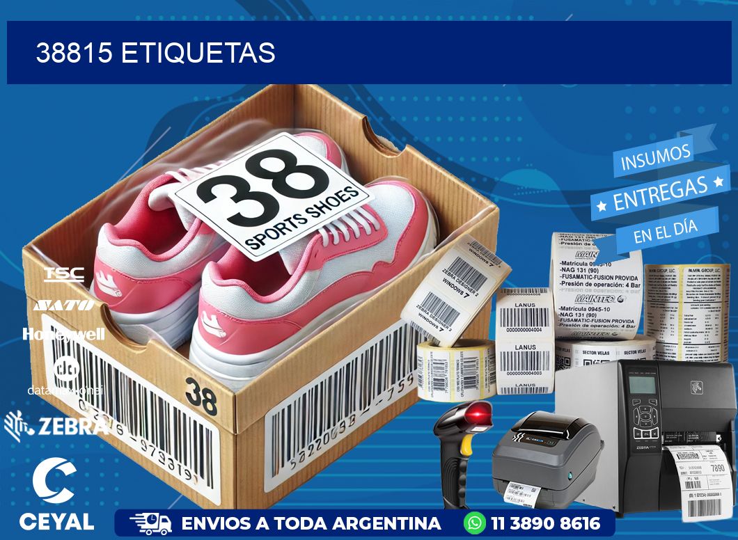 38815 ETIQUETAS