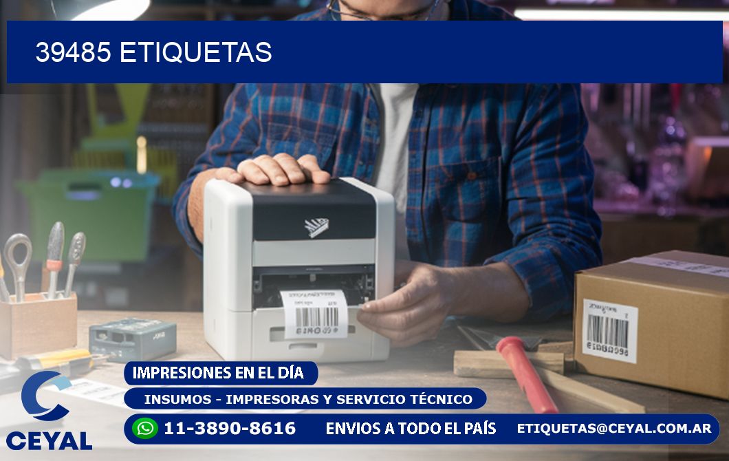 39485 ETIQUETAS