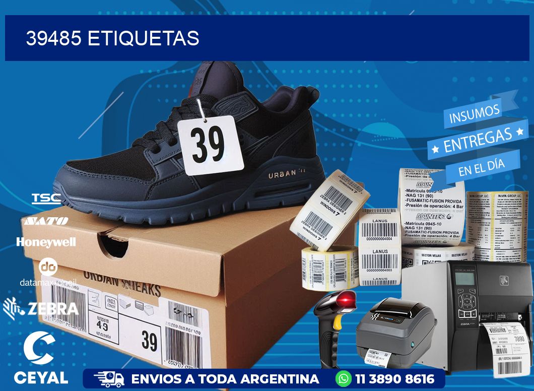 39485 ETIQUETAS