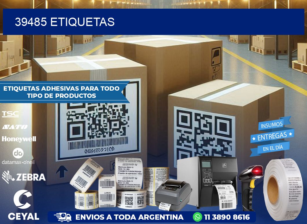 39485 ETIQUETAS