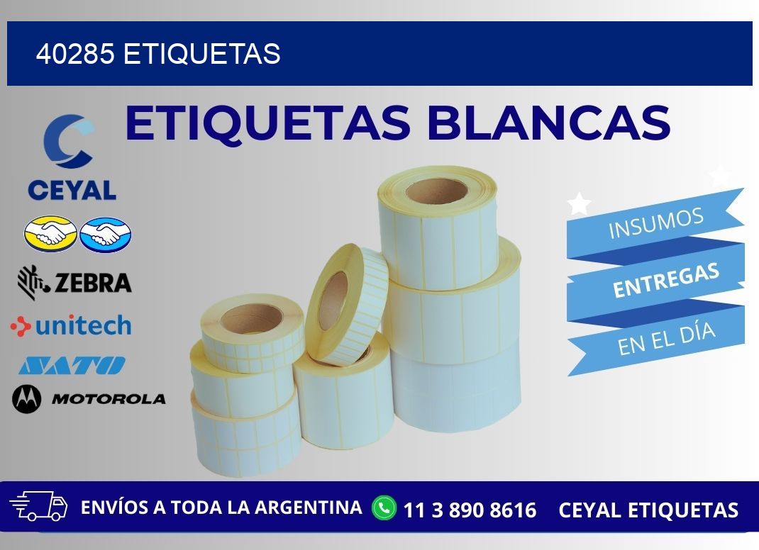 40285 ETIQUETAS