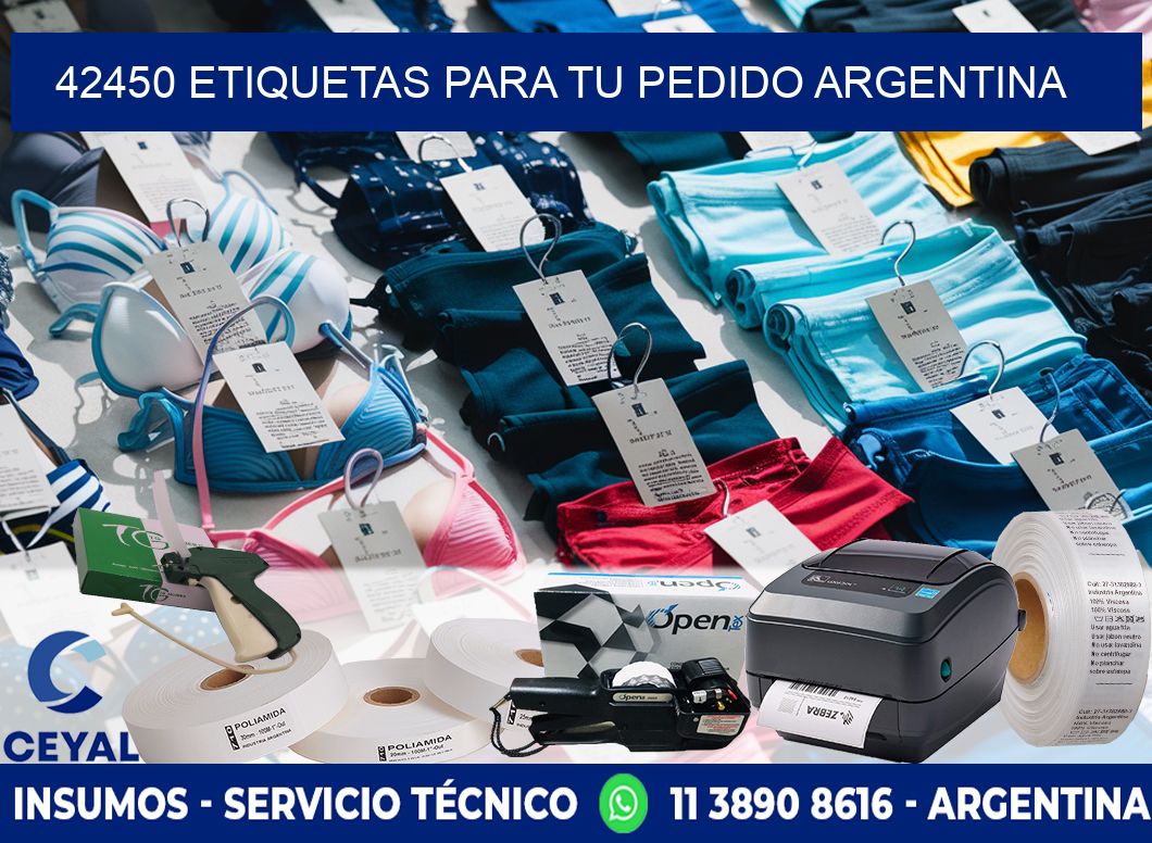 42450 ETIQUETAS PARA TU PEDIDO ARGENTINA