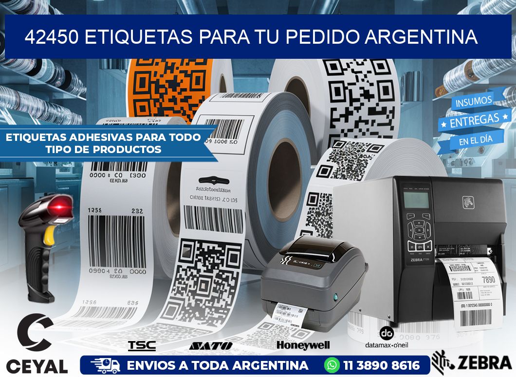 42450 ETIQUETAS PARA TU PEDIDO ARGENTINA