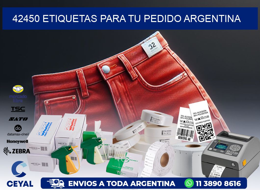 42450 ETIQUETAS PARA TU PEDIDO ARGENTINA