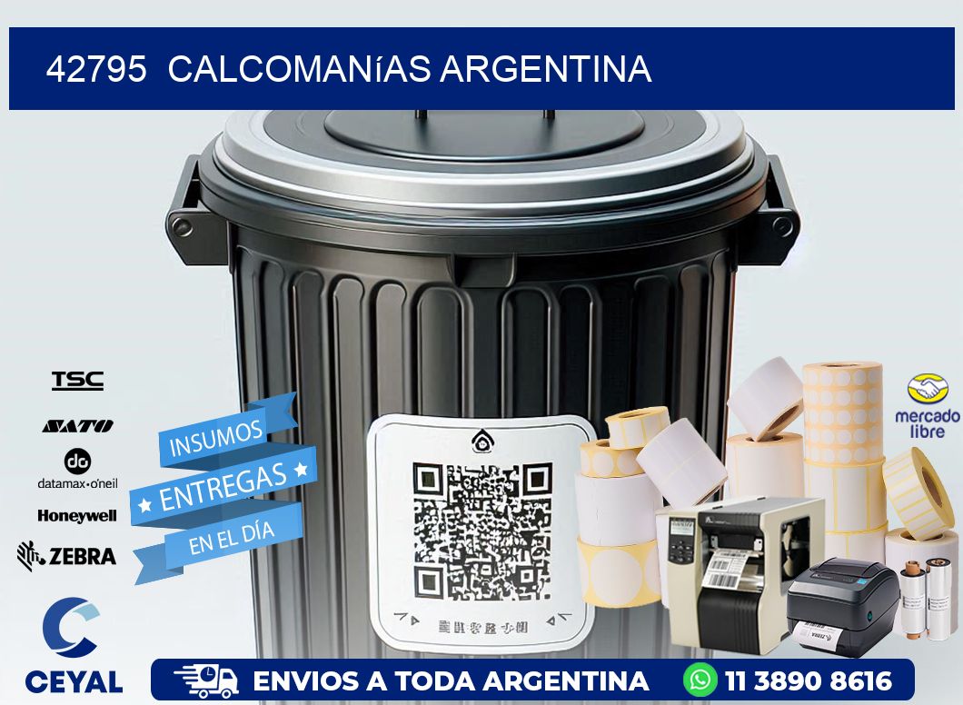 42795  Calcomanías Argentina