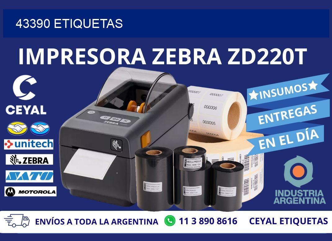 43390 ETIQUETAS