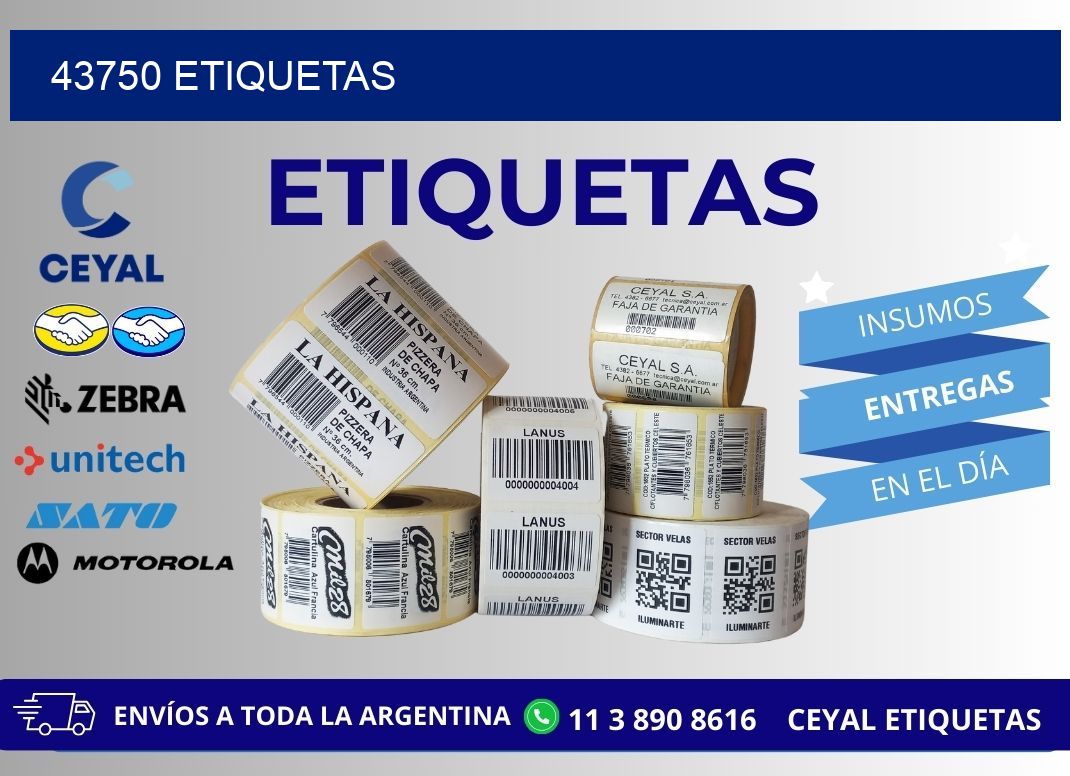 43750 ETIQUETAS