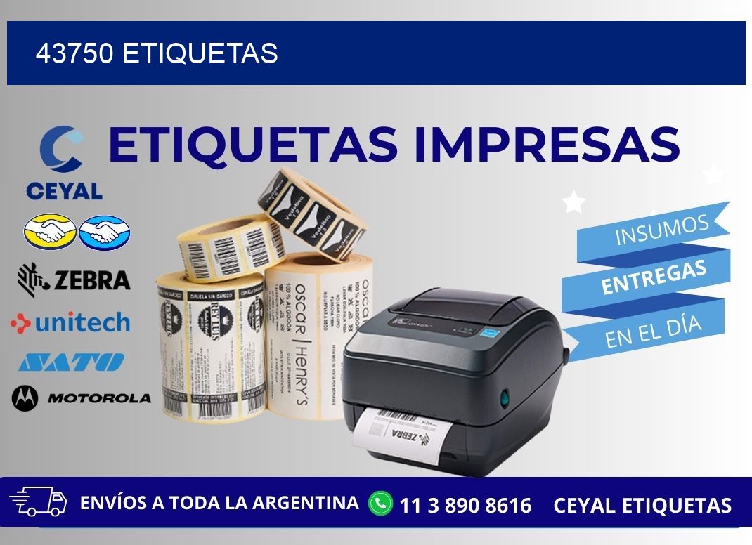 43750 ETIQUETAS