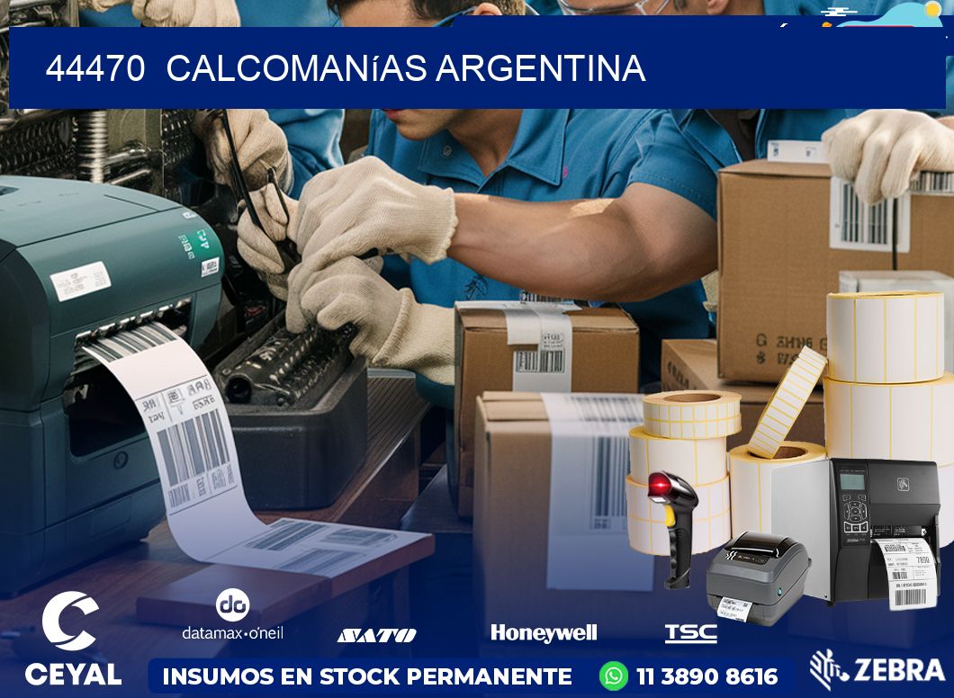 44470  Calcomanías Argentina