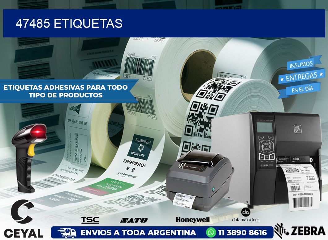47485 ETIQUETAS