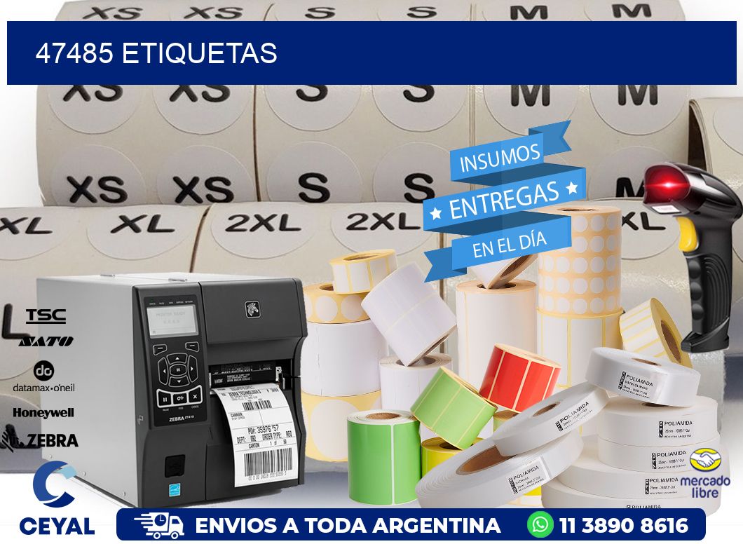 47485 ETIQUETAS