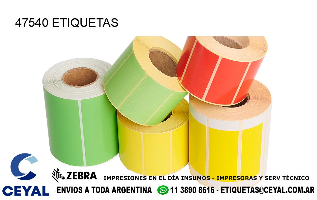 47540 ETIQUETAS