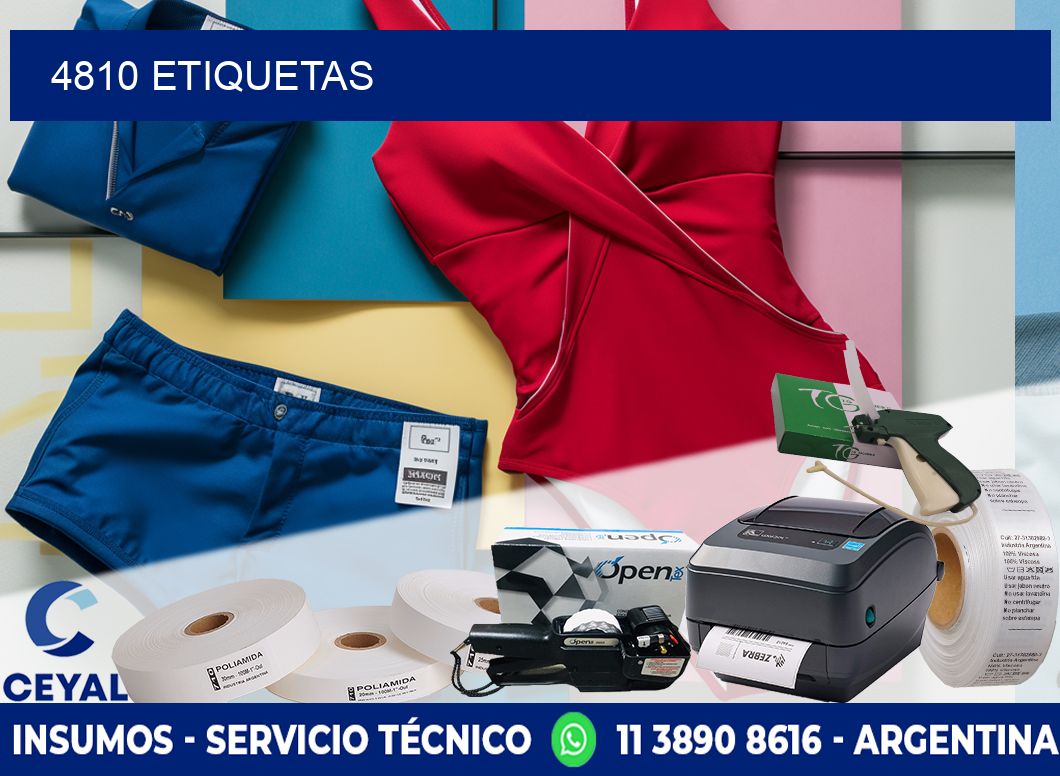 4810 ETIQUETAS