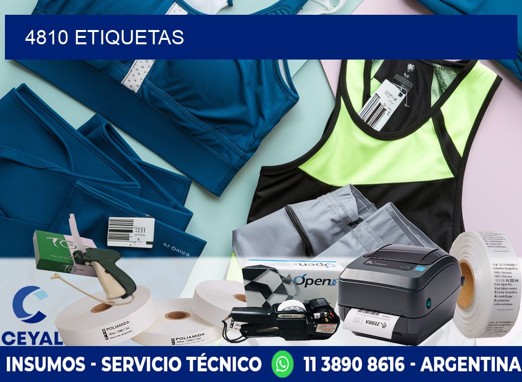 4810 ETIQUETAS