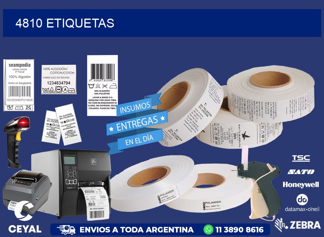 4810 ETIQUETAS