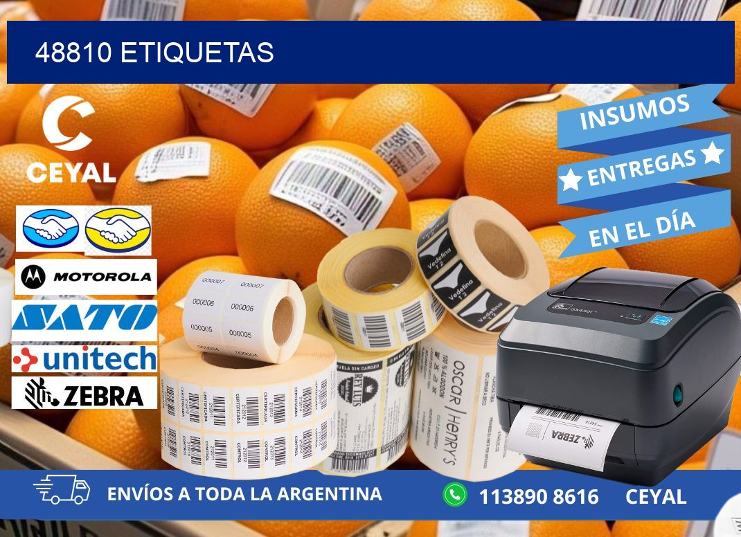 48810 ETIQUETAS
