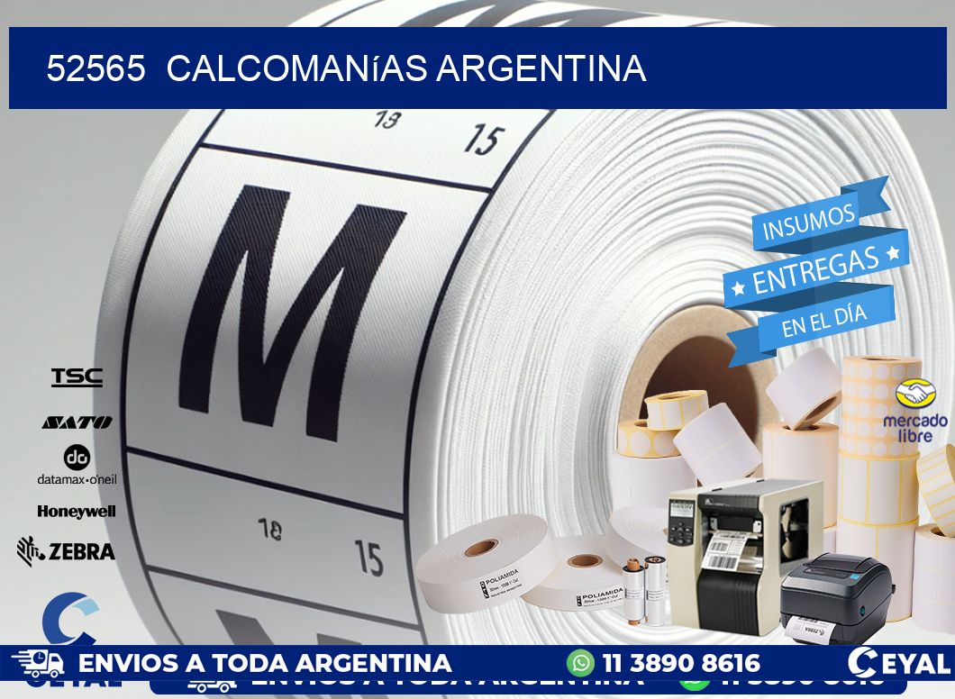 52565  Calcomanías Argentina