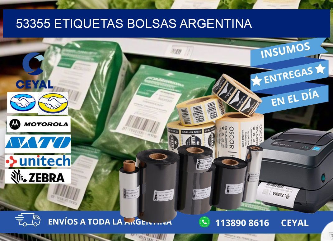 53355 ETIQUETAS BOLSAS ARGENTINA