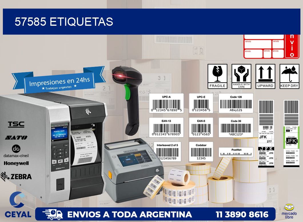 57585 ETIQUETAS