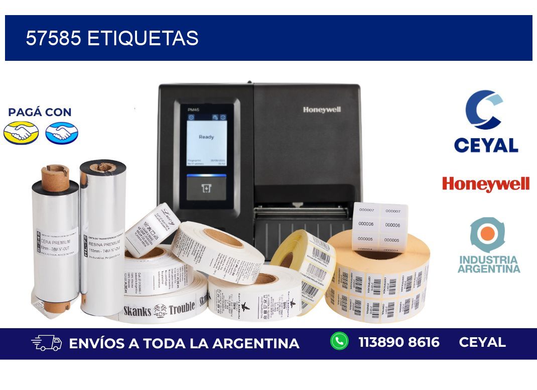 57585 ETIQUETAS