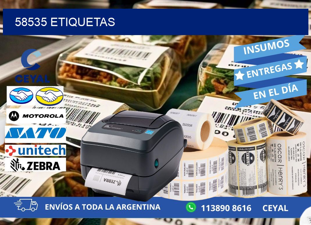 58535 ETIQUETAS