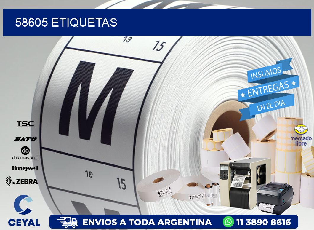 58605 ETIQUETAS