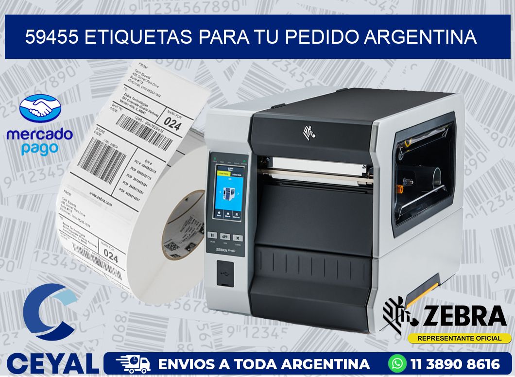 59455 ETIQUETAS PARA TU PEDIDO ARGENTINA