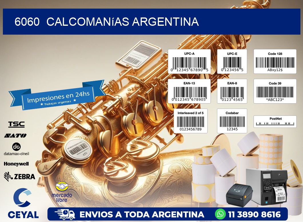 6060  Calcomanías Argentina
