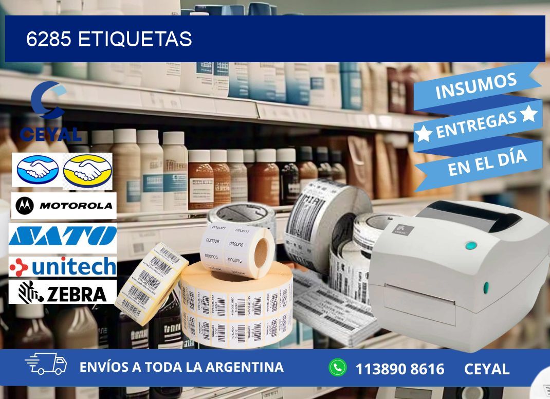 6285 ETIQUETAS